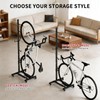 Vertical Bike Stand with Wheels, Fits 22"-29" Bikes, Tires up