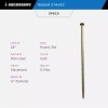 Sandbaggy 18" Galvanized Rebar Stakes with Nail Head - Garden