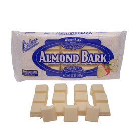 Palmer Almond Bark, Milk Chocolate Flavored, White Meltable Chocolate, Making Candy Fun Since 1948 (White Bark, 20oz)