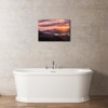 Pacimo Modern Wall Art Pastel Sunset Sunshine Mountain Range Pictures
