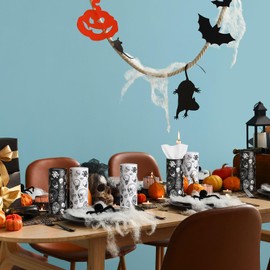 Fourluoo 12 Pack Car Tissue Cylinder Holder Bulk with 3 Ply Facial Tissues, Round Napkin Holders for Car Cup Holder Cylinder Travel Paper Tubes Bulk Round Napkin Boxes Packs(Skeleton)