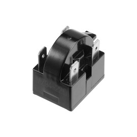 sourcingmap 22 Ohm 4 Pin Refrigerator Start Relay Replacement Part for Compressor Black