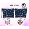 Dwept Nautical Anchor Makeup Cosmetic Bag, Marine Symbol Navy Anchor