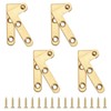sourcing map 4pcs Door Hinge, 1.9 Inch Pivot Hinges 360