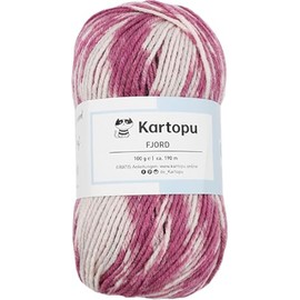 Knitting Yarn Crochet Yarn 100 g Knaul – Fashionable Gradient Yarn Gives Norwegian Pattern, Jacquard Effects Straight from the Knaul – Running Length 190 m (4000)