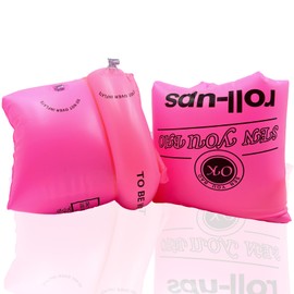 SHINTAYL Arm Floaties for Kids and Adults - Inflatable Swimming Arm Ring, Dual Airbags Swim Float floaties for 3-5 Kids Toddlers Adults Children Perfect Summer Essential in The Pool (Pink)