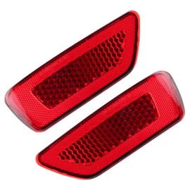 Cocoarm Heck Stoßfängerreflektor für Journey Rückschleuderreflektor Kompatibel mit 2011-2018 Journey AVP/Crossroad/GT/Base/Limited/North Enhanced Safety Stylish ABS Design OEM (Rot)