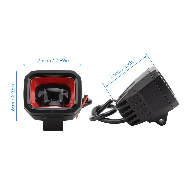 Forklift Safety Light LED Warning Lamp 6000K High Brightness Aluminium