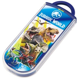 Skater TACC2AG-A Trio Set Chopsticks Spoon Fork Jurassic World Children's Antibacterial Made in Japan