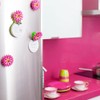 Vigar Flower Power Magnet, Pink (3 Piece Set)