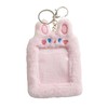 Plush ID Card Holder, Cartoon ID Card Case, Key Ring