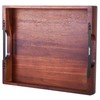 VEVOR Wood Serving Tray, Acacia Wooden Tray Board with Handles,
