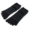 Finger Men's 5-Toe Socks, Cotton, Sports, Ankle Length, Crew Length,