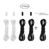 anan520 Elastic No Tie Shoe Laces For Adults,Kids,Elderly,System With Elastic