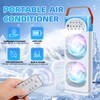 4-IN-1 Portable Air Conditioners, 2400mAh Battery Evaporative AC Air Cooler