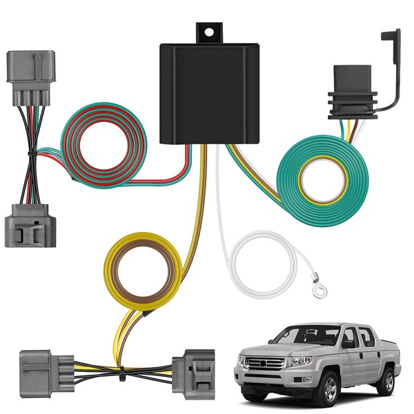 Nilight 4 Pin Trailer Wiring Harness Kit 55585 Vehicle Standard
