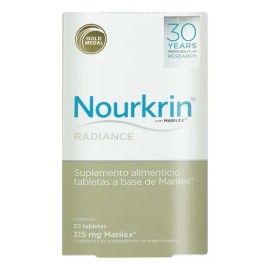 NOURKRIN - Radiance 30 Tabletas | Anticanas Natural - 77 g - High Performance