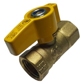 1 Piece XFITTING 3/4" IPS Gas Ball Valve, Propane, Natural Gas, Metal Handle