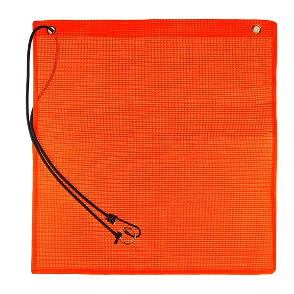 Zelerdo 1 Pieces 18 x 18 Inch Safety Flags Warning