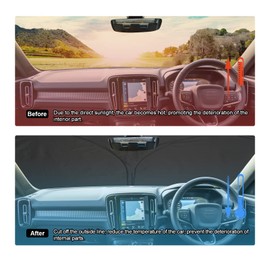 BIXUAN Sun Protection Compatible with Volvo XC40 2018-2023 Windscreen for Car Windscreen Cover Wind Protection for Windscreen Blocked UV Cover