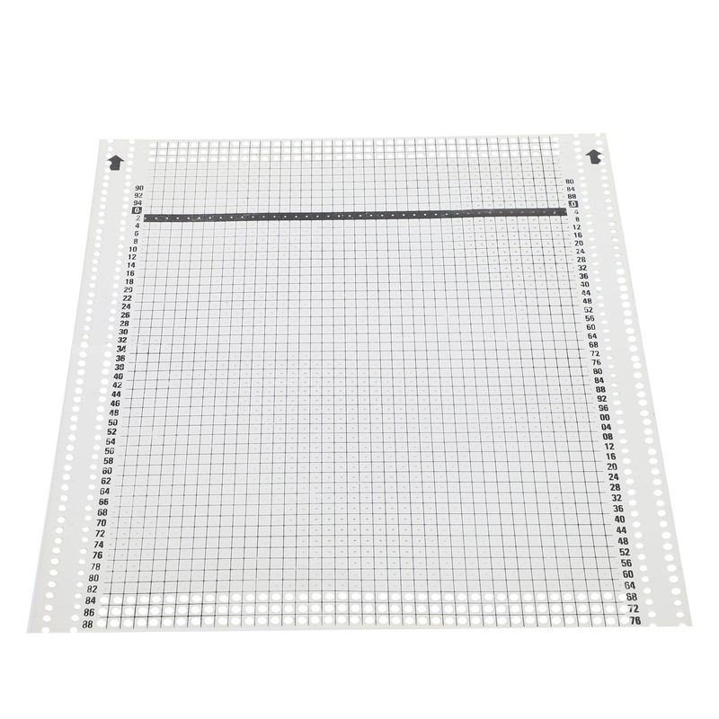 50Pcs Knitting Machine Blank Card Pre Punched Professional Spare Parts