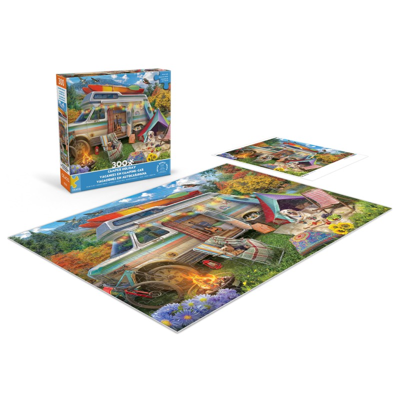 Ceaco - Large Piece Jigsaw Puzzle - Eduard - Camper