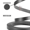 ZYJT PVC Edge Banding, 3/4" x 25ft Non Glued Chrome