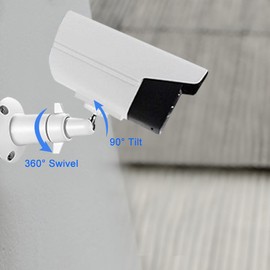 vantanic 2Pack Security Camera Universal Mounting Bracket,Adjustable Indoor/Outdoor Security Wall Metal Bracket, Compatible with All Arlo Camera, eufyCam E/2C, Ultra/Ultra 2 with 1/4 Screw Head