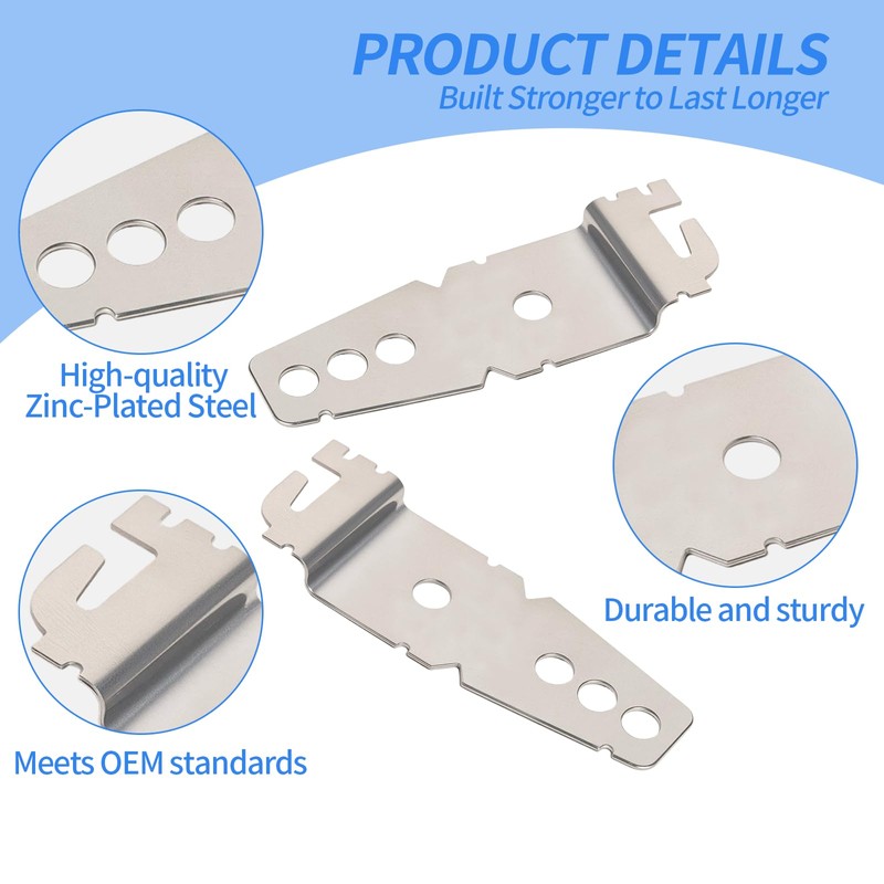 4 Pack Dishwasher Mounting Bracket,Metal Replacement for WP8269145, WP8269145VP, AP3039168,