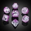 Mouse Resin DND Dice, DNDND 7PCS D&D Die with Velvet