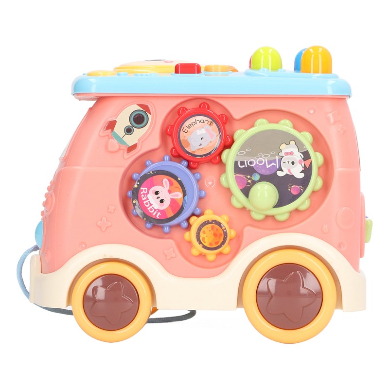 Bus Beat A Mole Toy Educational Sound Light Interactive Musical