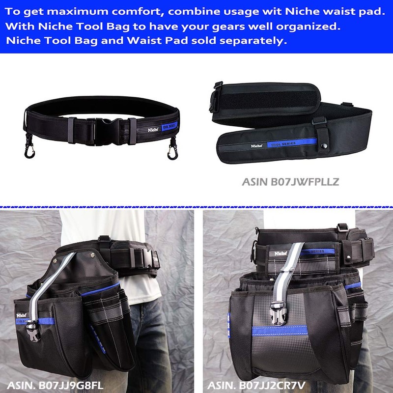 Niche Heavy Duty Tool Waist Belt TL-6204M