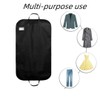 58" Clothes Carrier Travel Bag Zipped Foldover Breathable Multi-Use Garment