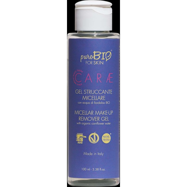 puroBIO Cosmetics CARÆ Micellar Make-up Remover Gel, 100 ml