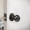 Design House 753038 Cambridge Universal Latch Privacy Door Knob, Adjustable