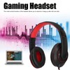 Gaming Headset Wired Control Gaming Headphones with Microphone for Cell