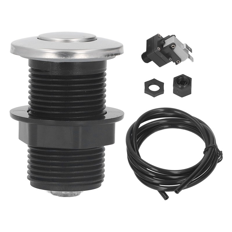 Food Waste Garbage Disposal Air Switch Stainless Steel Button Pneumatic