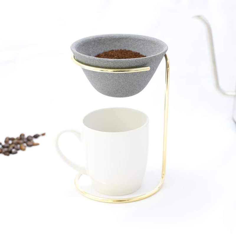 Advance Door Ceraful Coffee Filter and Dripper Stand Set, Approx.