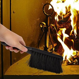 Cabilock Fireplace Tools Mantel Brush Fireplace Brushes Brush for Cleaning Kitchen Supply Brush for Fireplace Bench Kitchen Cleaning Fireplace Hand Brush Duster Cleaning Accessories