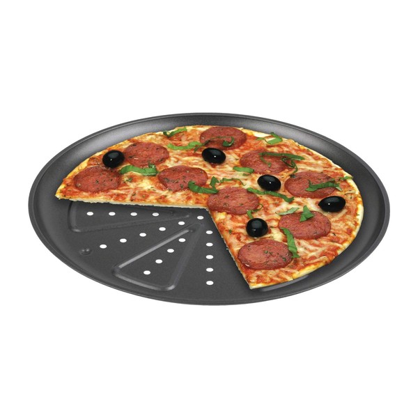 CHG 9776-46 Pizza Baking Sheet 2 Piece Diameter: 28 cm New Professional-Quality 250 Degrees Heat-Resistant