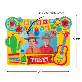 Fun Express Fiesta Picture Frame Magnet Craft Kit - Makes 12