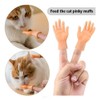 10 Pieces Mini Finger Hands Cat Toy - Tiny Cute