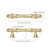 Asidrama 10 Pack 3 Inch(76mm) Gold Kitchen Cabinet Handles, Cabinet