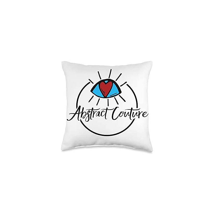 Abstract Couture Classic Logo Pillow Throw Pillow