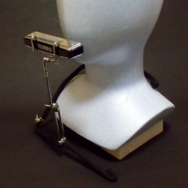 Harmonica Holder (10 Holes Only) (Black) Right Handed