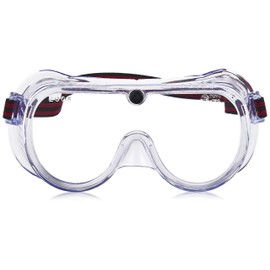 Toyo No. 1270 Clear Dustproof Glasses, JIS Standard Product, Can Be Used With Glasses On, Made in Japan