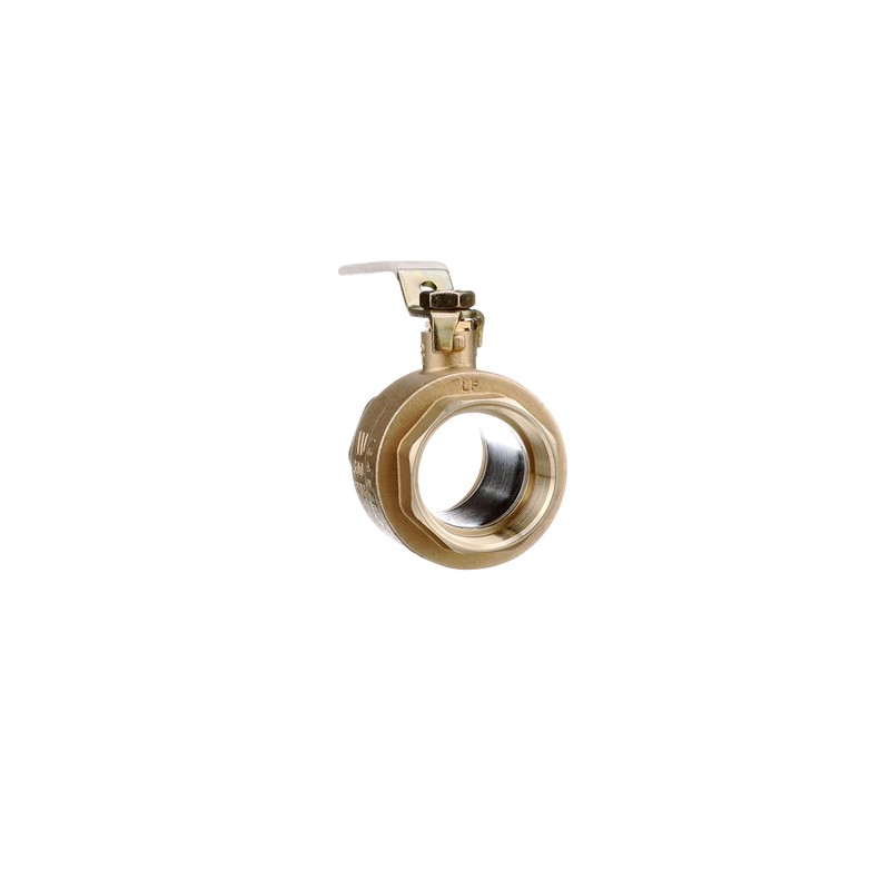 Watts LFFBV-4 Series 2" Lead-Free 2-Piece Full Port Chrome-Plated Brass