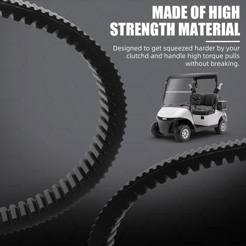 Gjhch Drive Belt & Starter Belts Kit for Club Car