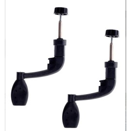 2Pcs Black Universal Plastic Power Handle Fishing Reels Crank Rock Arm Spinning Wheel Grasp， Reels and Accessories