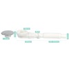 AQUENITH Shower Drain Fitting 90 mm, Flat Shower Drain Siphon